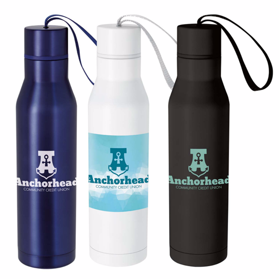 gold marble thermo bottle