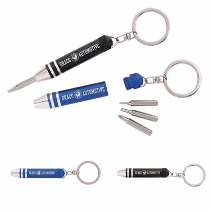 Picture of 3-in-1 Mini Screwdriver Keychain